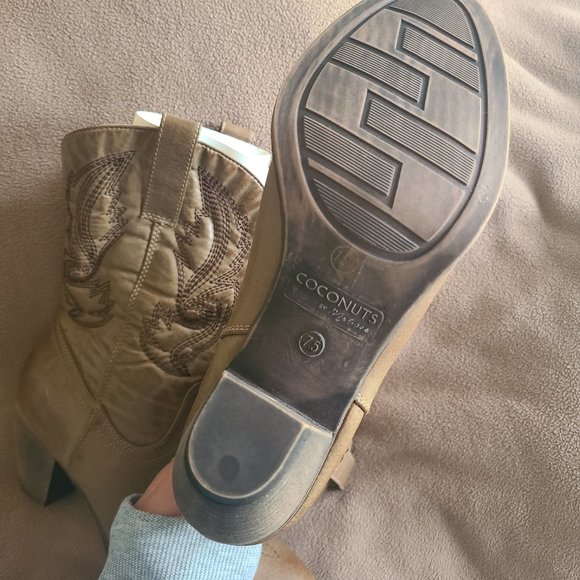 NEW! Coconuts Austin Embroidered Cowboy Boots 7.5 - Picture 4 of 4